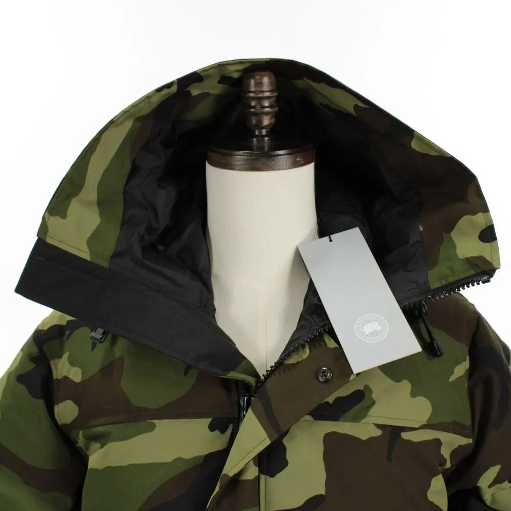 Canada Goose NWT Men's MacMillan Parka Jacket Size XL in Classic Green Camo - Picture 2 of 15
